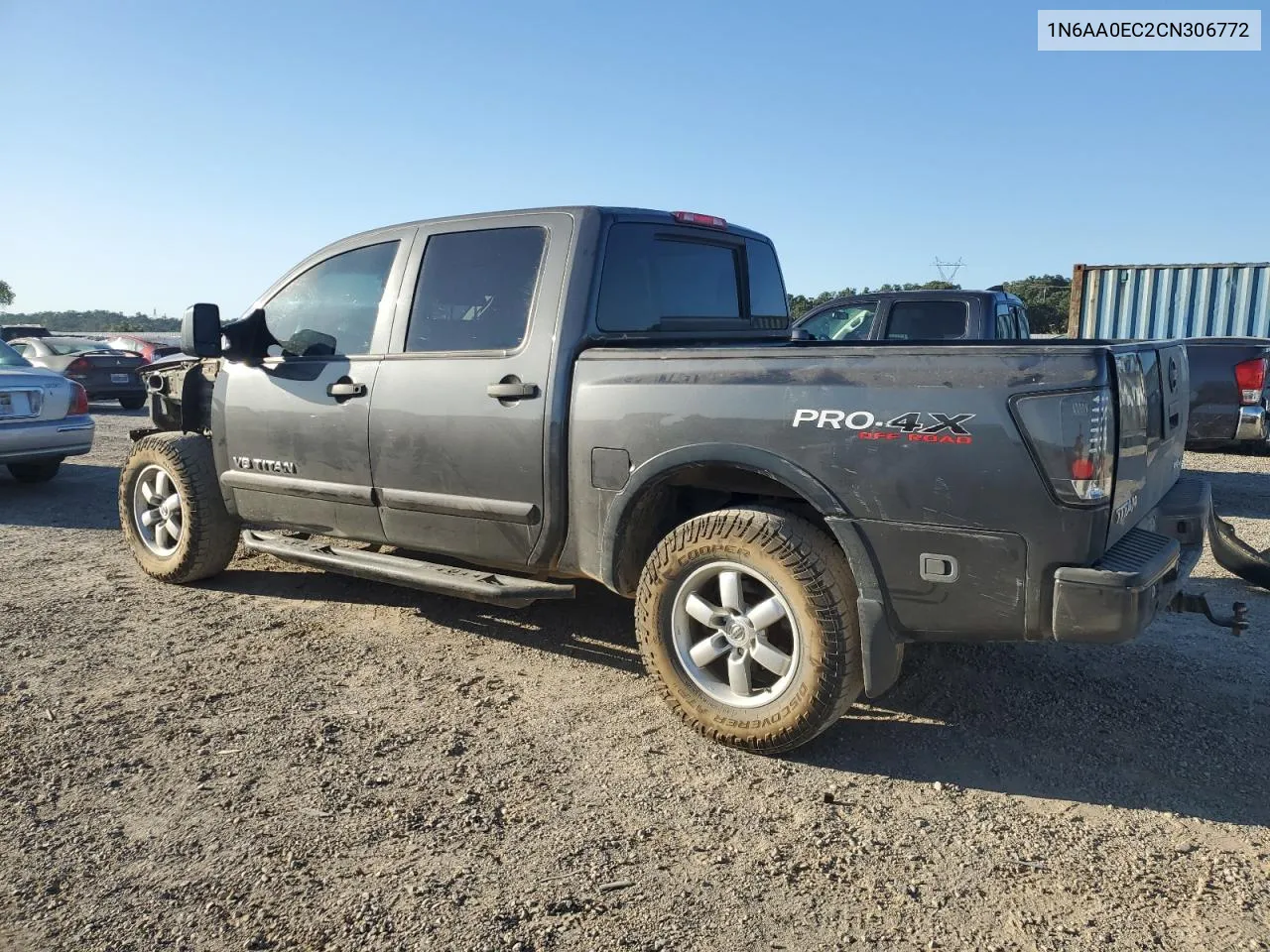 2012 Nissan Titan S VIN: 1N6AA0EC2CN306772 Lot: 58348194