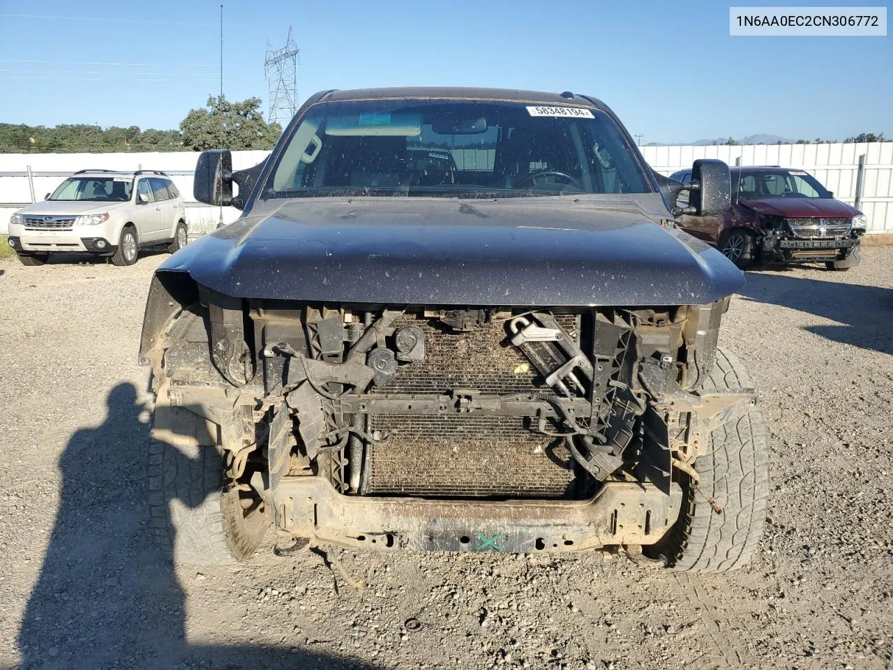 2012 Nissan Titan S VIN: 1N6AA0EC2CN306772 Lot: 58348194