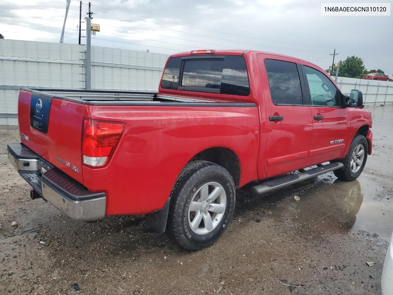 2012 Nissan Titan S VIN: 1N6BA0EC6CN310120 Lot: 59253734