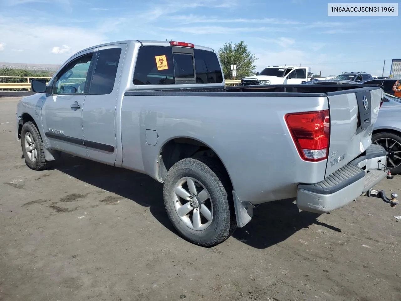 2012 Nissan Titan S VIN: 1N6AA0CJ5CN311966 Lot: 69508954