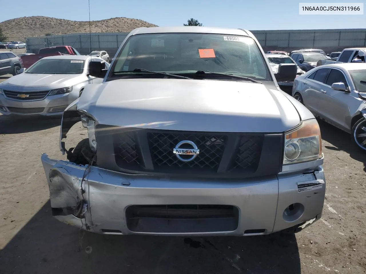 2012 Nissan Titan S VIN: 1N6AA0CJ5CN311966 Lot: 69508954