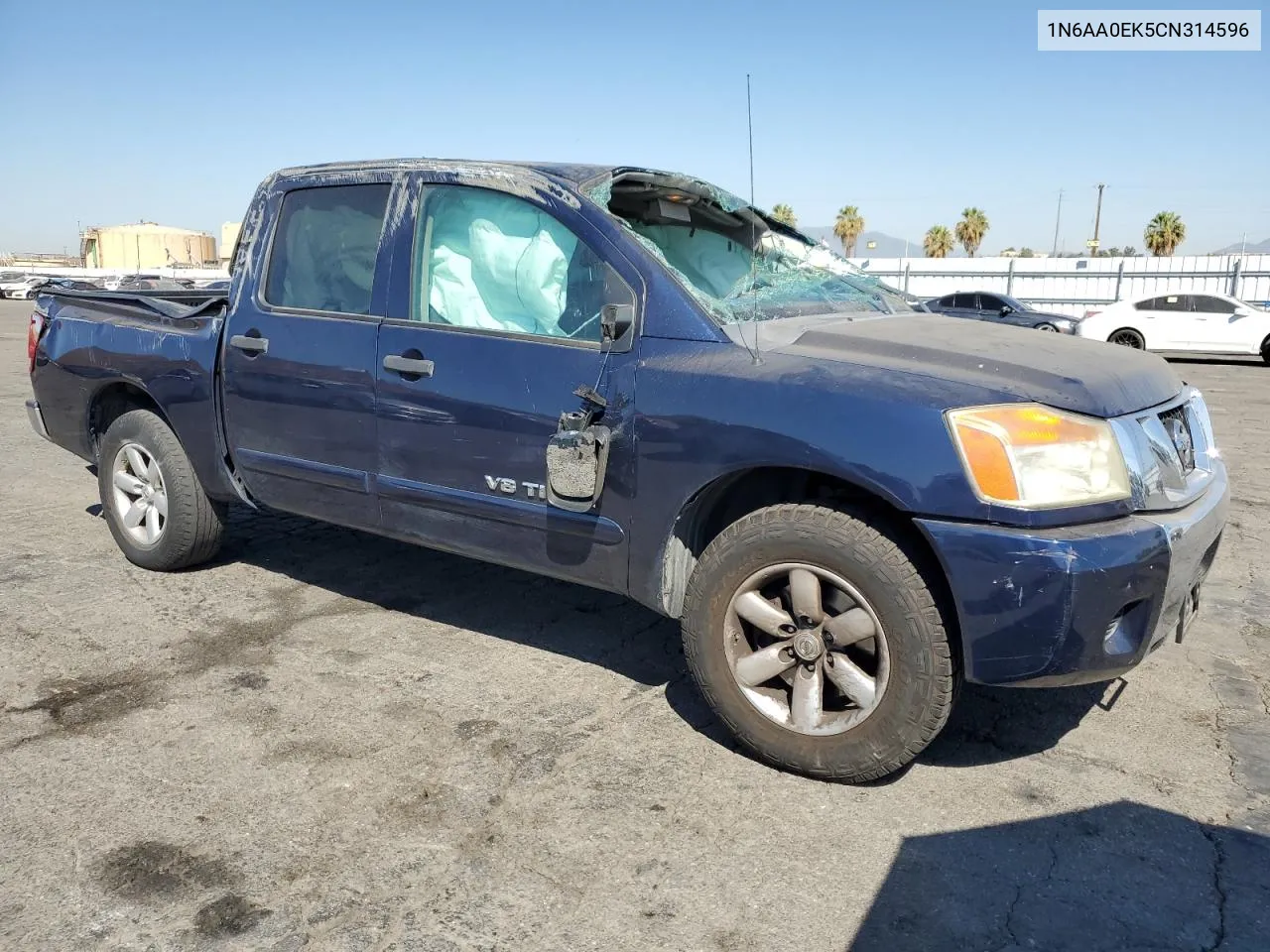 2012 Nissan Titan S VIN: 1N6AA0EK5CN314596 Lot: 70294594