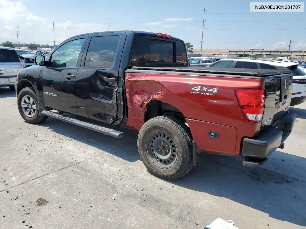 2012 Nissan Titan S VIN: 1N6BA0EJ8CN301787 Lot: 70881704