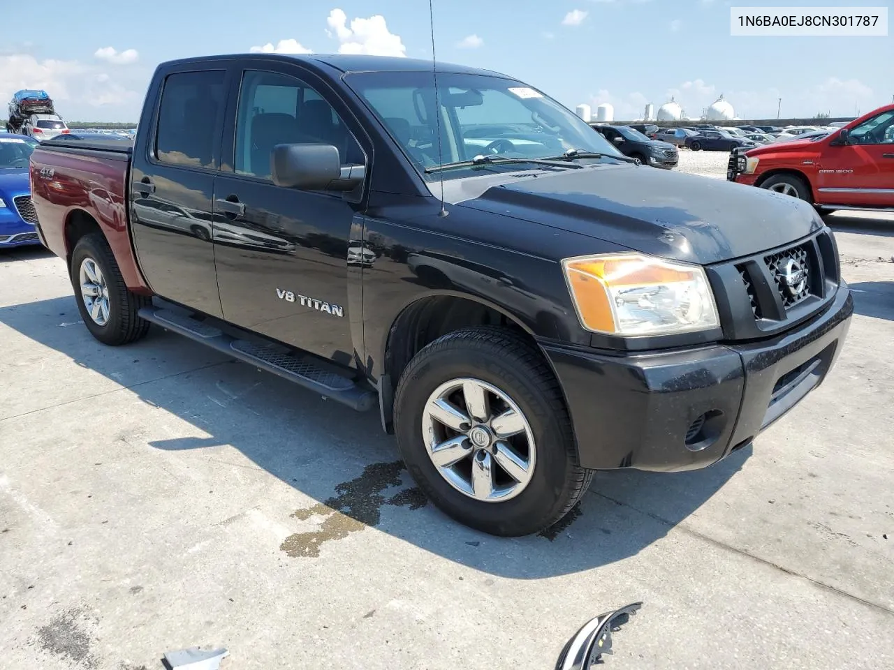 2012 Nissan Titan S VIN: 1N6BA0EJ8CN301787 Lot: 70881704