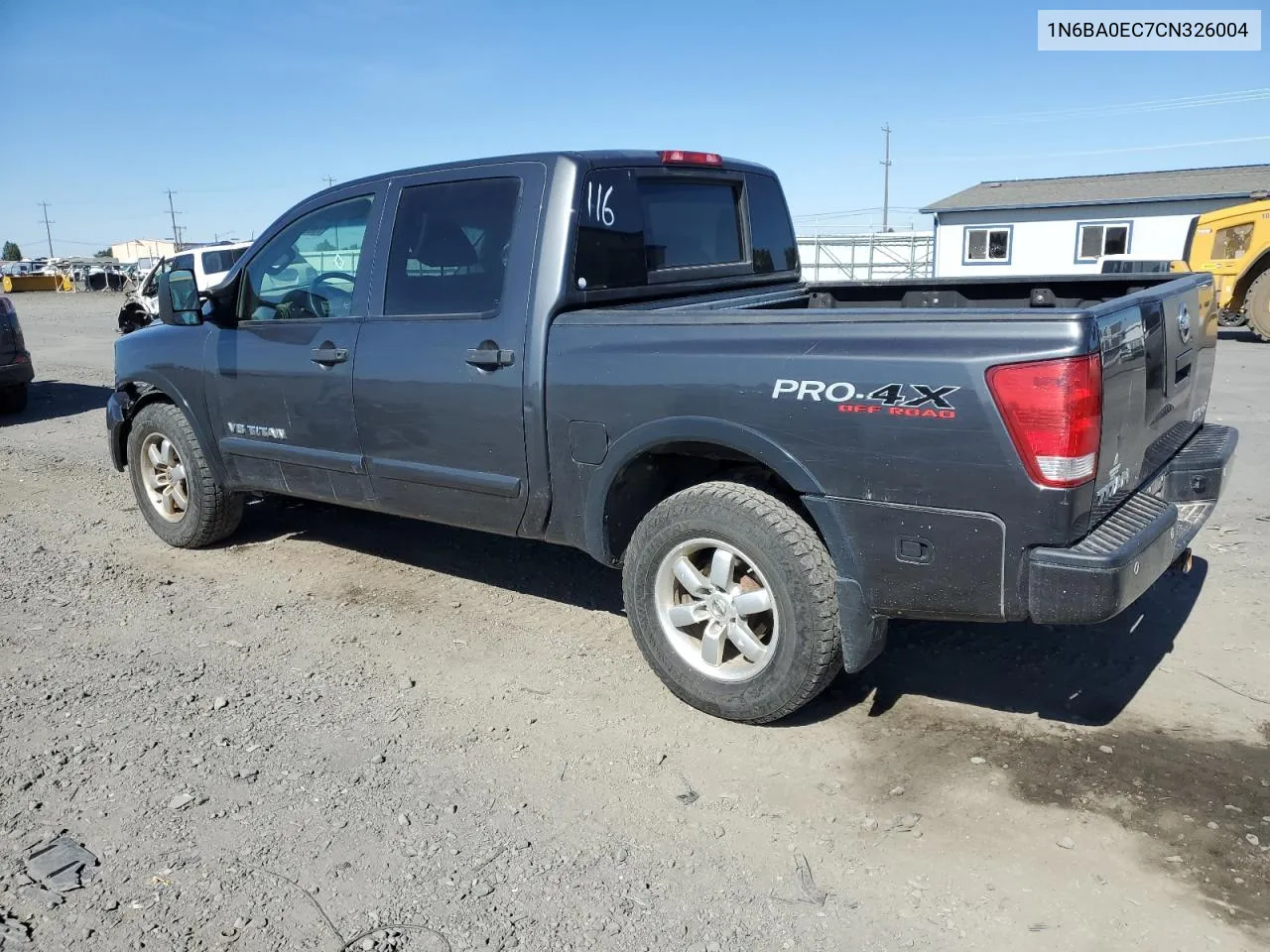 2012 Nissan Titan S VIN: 1N6BA0EC7CN326004 Lot: 70882354