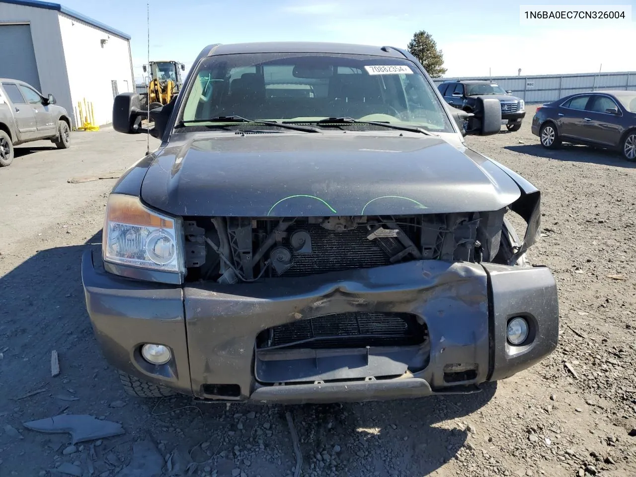 2012 Nissan Titan S VIN: 1N6BA0EC7CN326004 Lot: 70882354