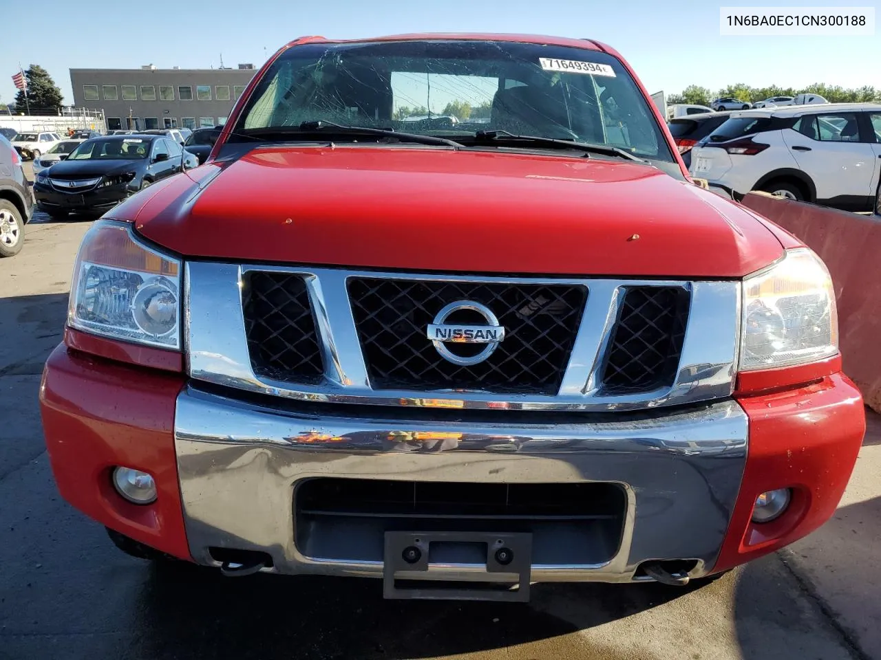 2012 Nissan Titan S VIN: 1N6BA0EC1CN300188 Lot: 71649394