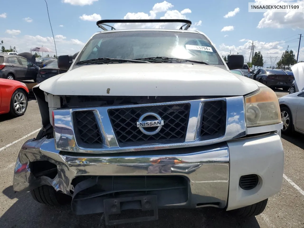 2012 Nissan Titan S VIN: 1N6AA0EK9CN311989 Lot: 71763794