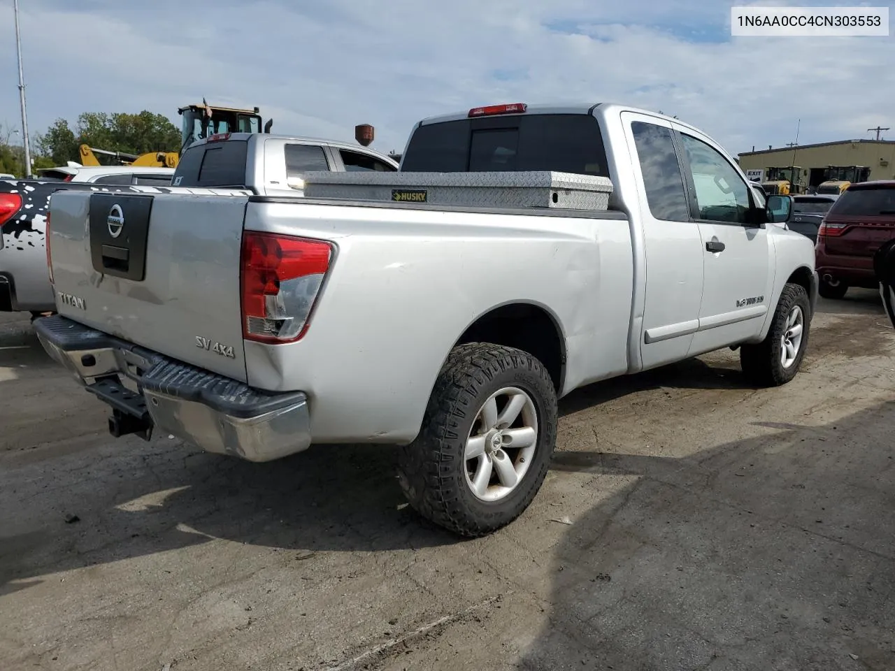 2012 Nissan Titan S VIN: 1N6AA0CC4CN303553 Lot: 71782614