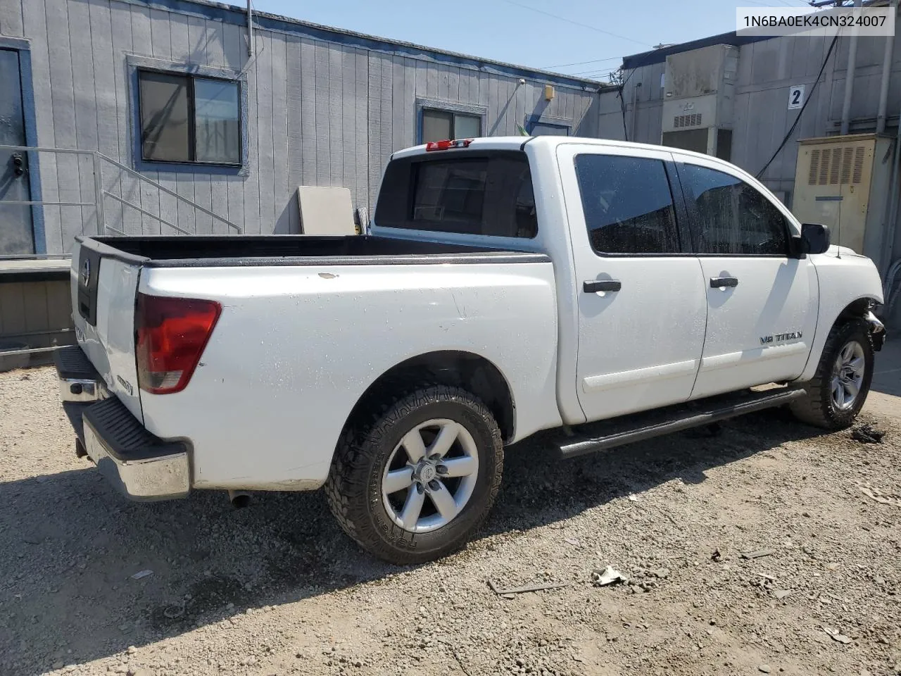 2012 Nissan Titan S VIN: 1N6BA0EK4CN324007 Lot: 72814754