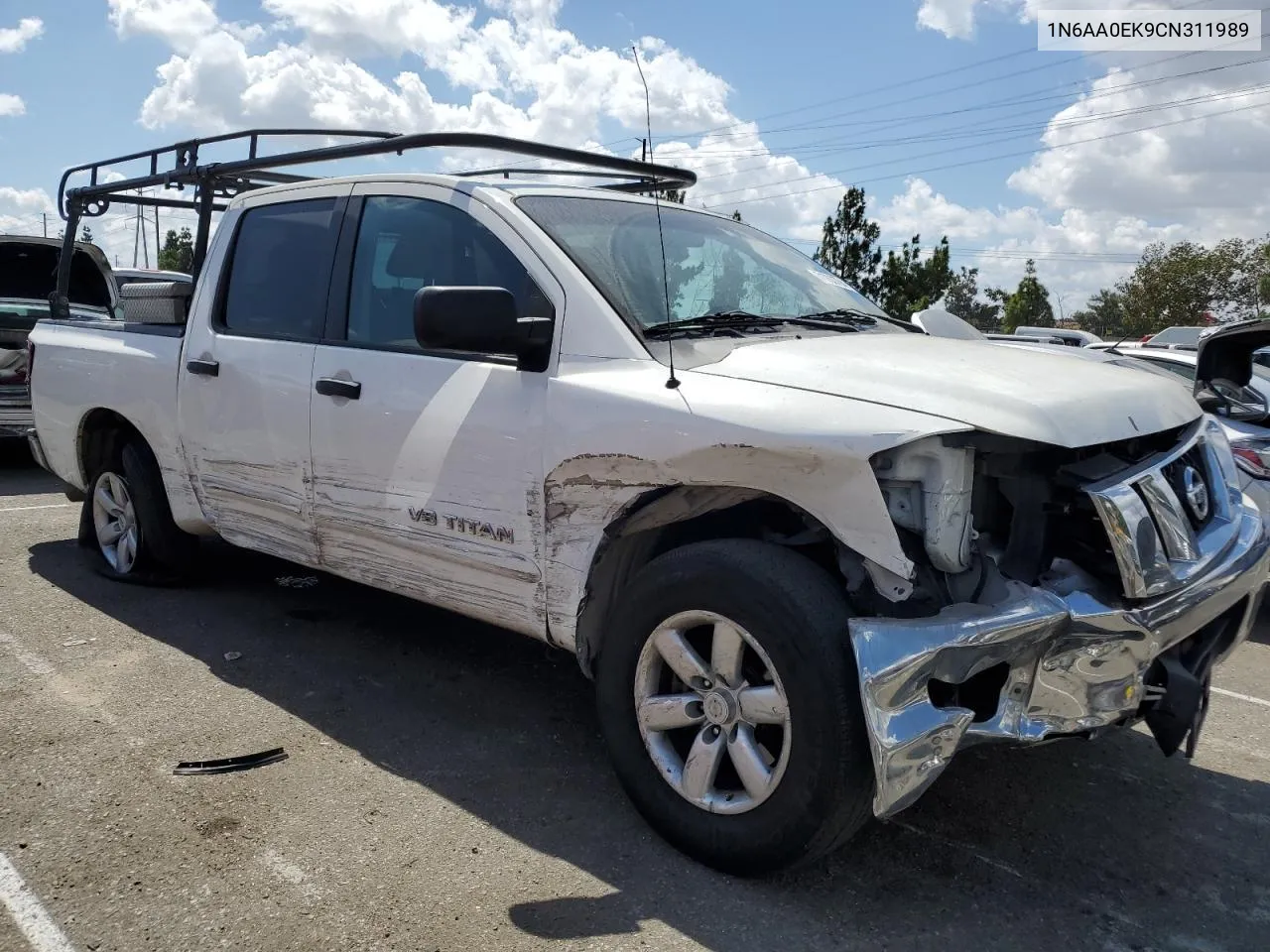 2012 Nissan Titan S VIN: 1N6AA0EK9CN311989 Lot: 73645114