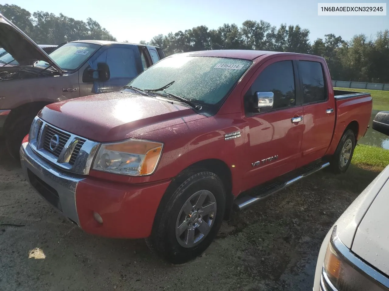 2012 Nissan Titan S VIN: 1N6BA0EDXCN329245 Lot: 74964314