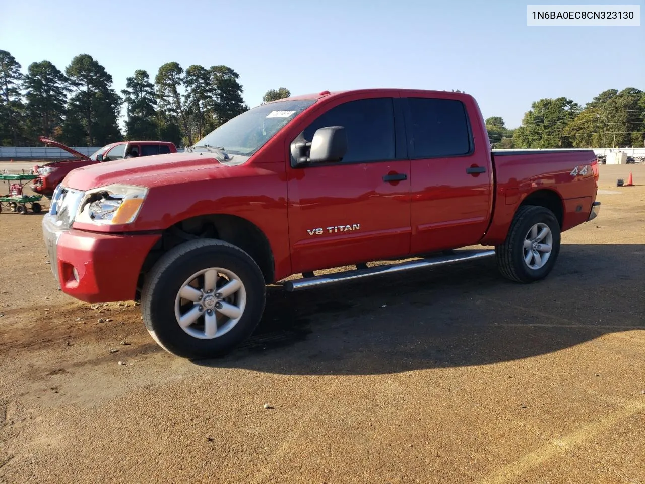 2012 Nissan Titan S VIN: 1N6BA0EC8CN323130 Lot: 75014974