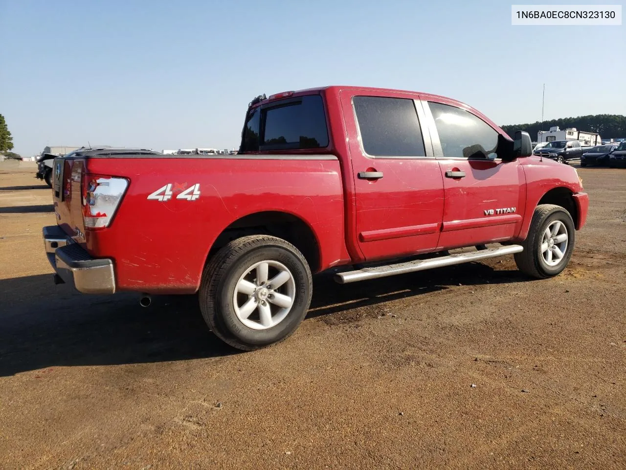 2012 Nissan Titan S VIN: 1N6BA0EC8CN323130 Lot: 75014974