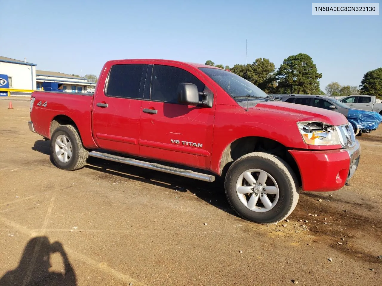 2012 Nissan Titan S VIN: 1N6BA0EC8CN323130 Lot: 75014974