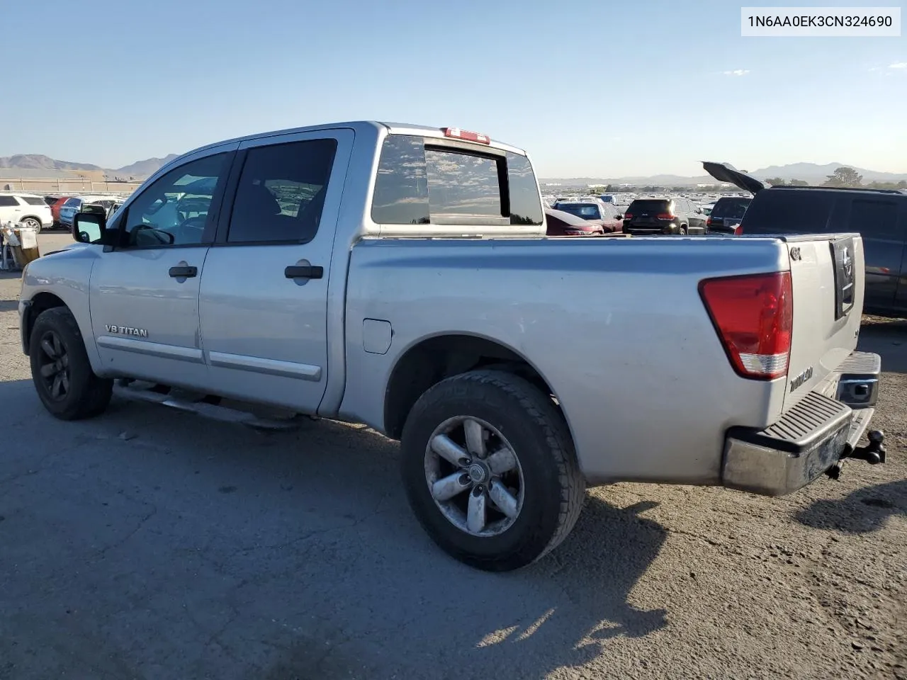 2012 Nissan Titan S VIN: 1N6AA0EK3CN324690 Lot: 75953664