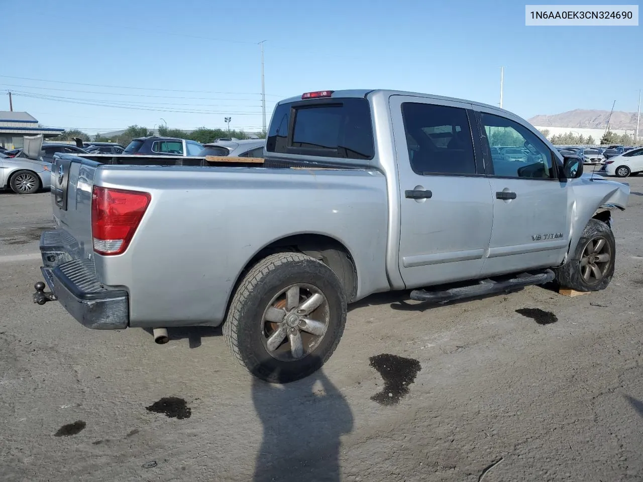 2012 Nissan Titan S VIN: 1N6AA0EK3CN324690 Lot: 75953664