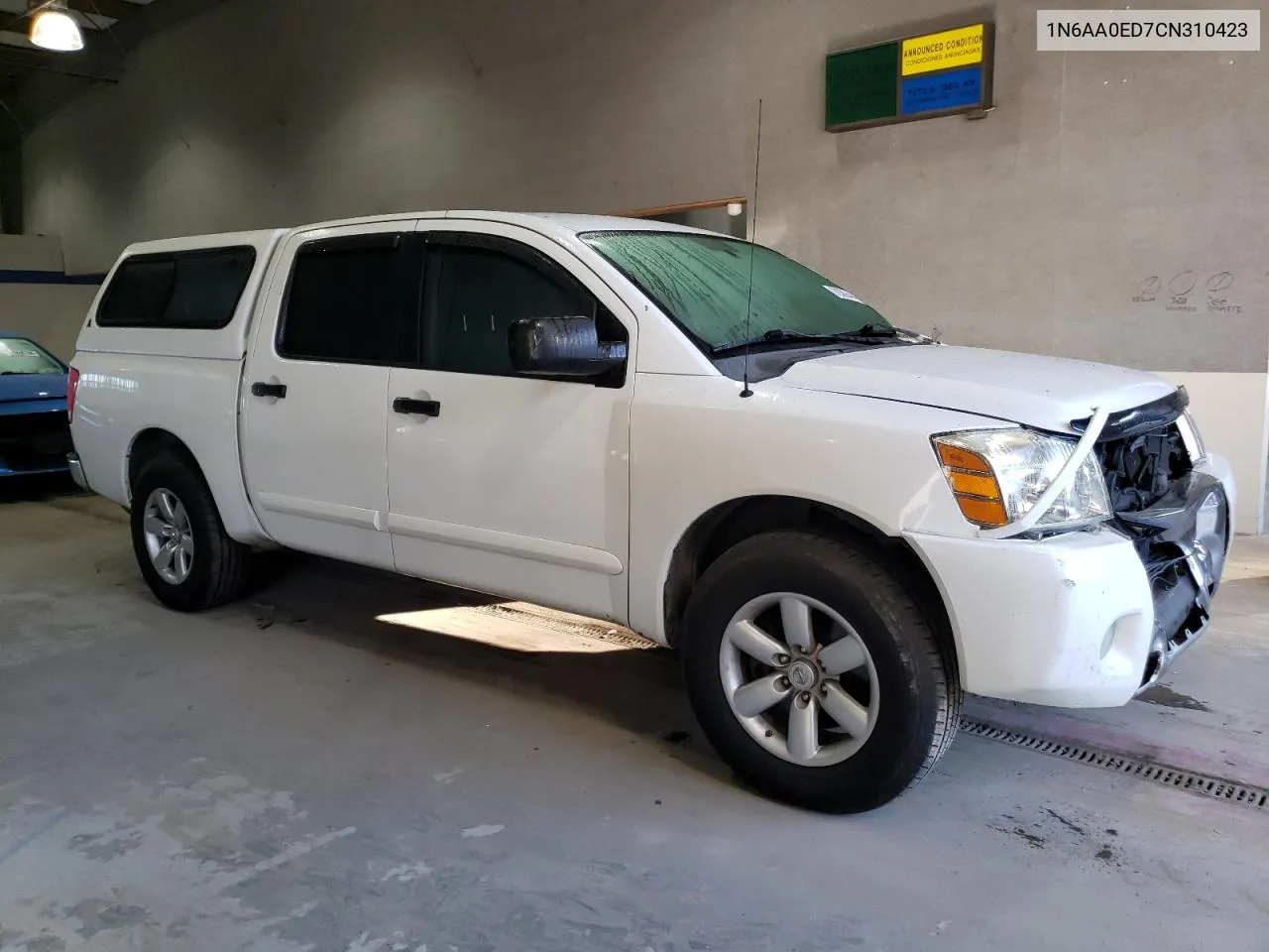 2012 Nissan Titan S VIN: 1N6AA0ED7CN310423 Lot: 76386444