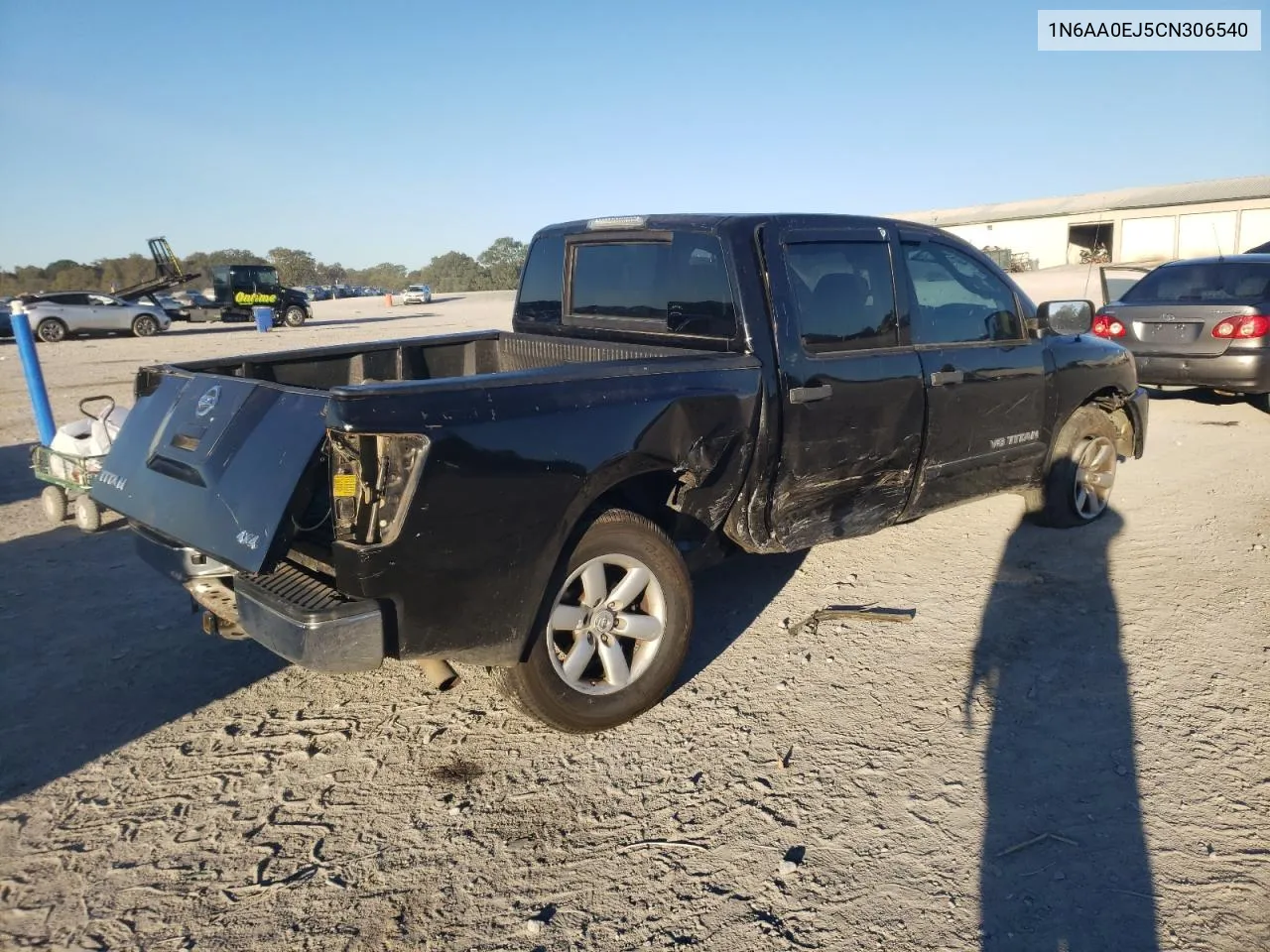 2012 Nissan Titan S VIN: 1N6AA0EJ5CN306540 Lot: 76747964