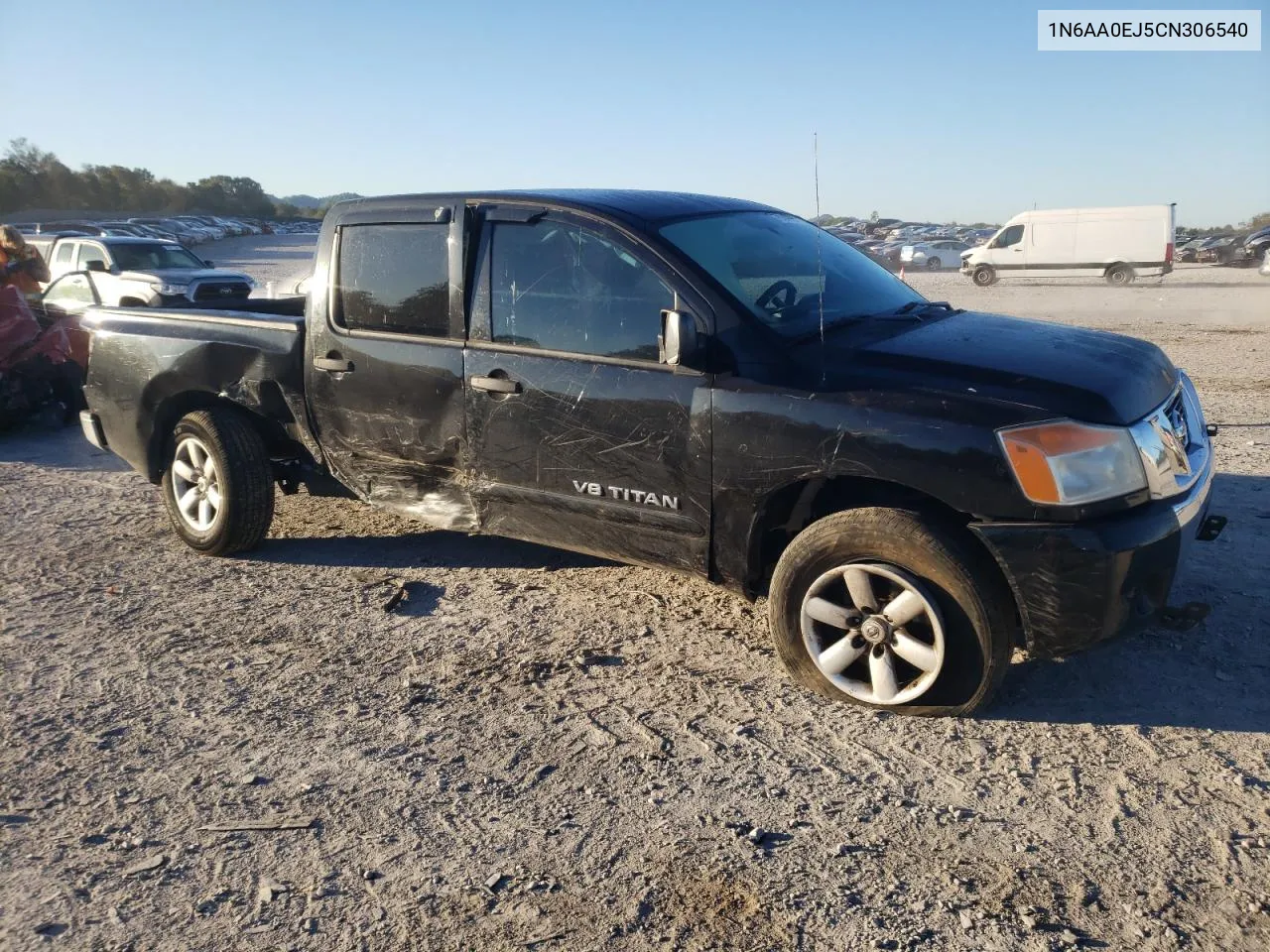 2012 Nissan Titan S VIN: 1N6AA0EJ5CN306540 Lot: 76747964