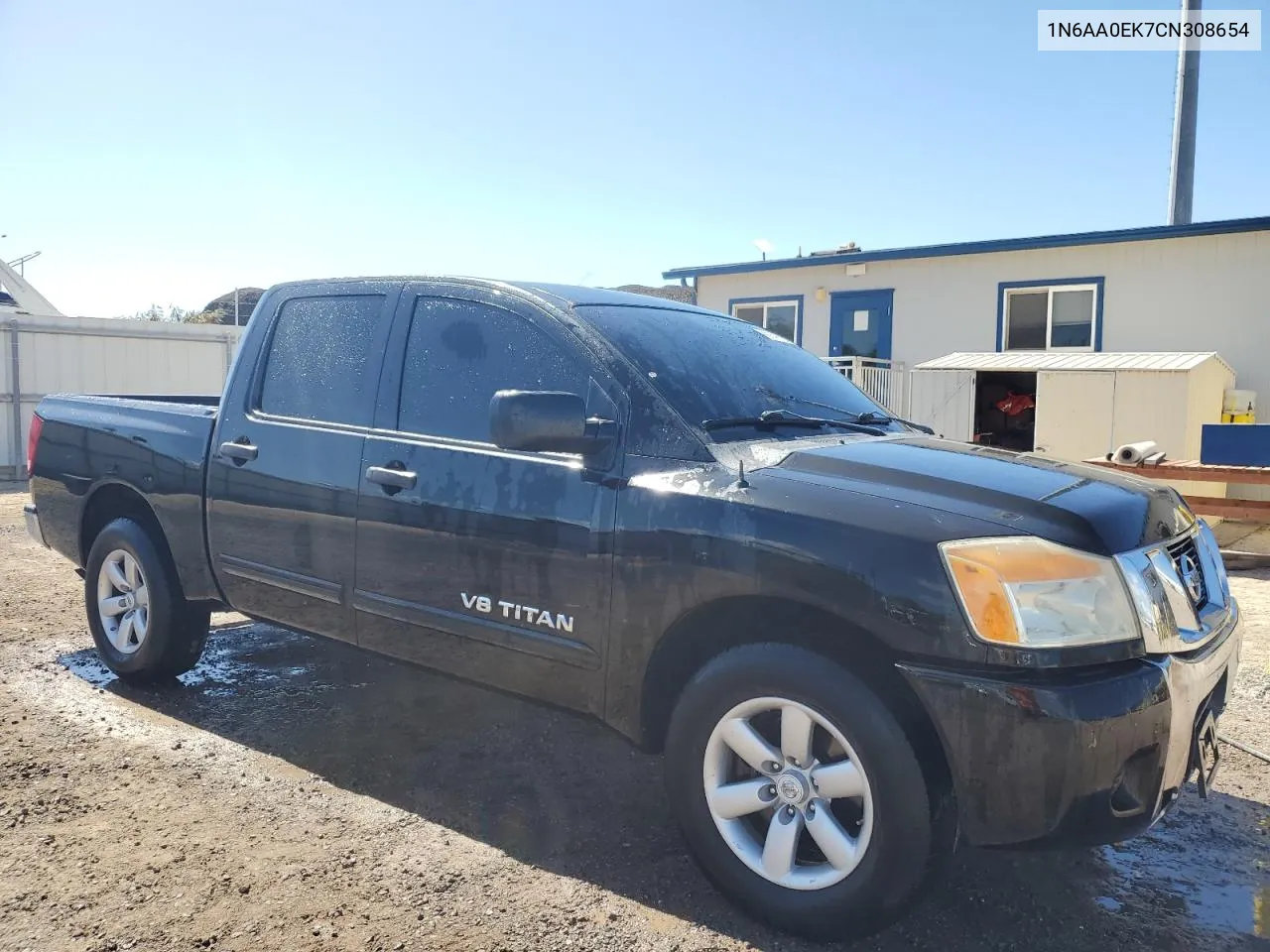 2012 Nissan Titan S VIN: 1N6AA0EK7CN308654 Lot: 76825384