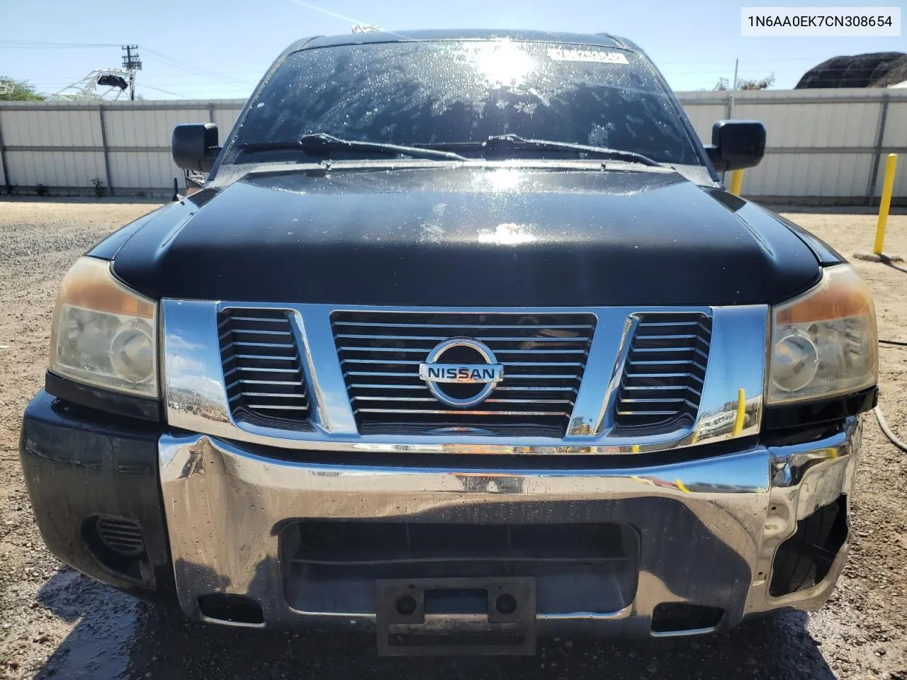 2012 Nissan Titan S VIN: 1N6AA0EK7CN308654 Lot: 76825384