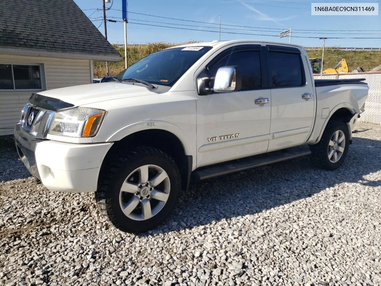 2012 Nissan Titan S VIN: 1N6BA0EC9CN311469 Lot: 77332964