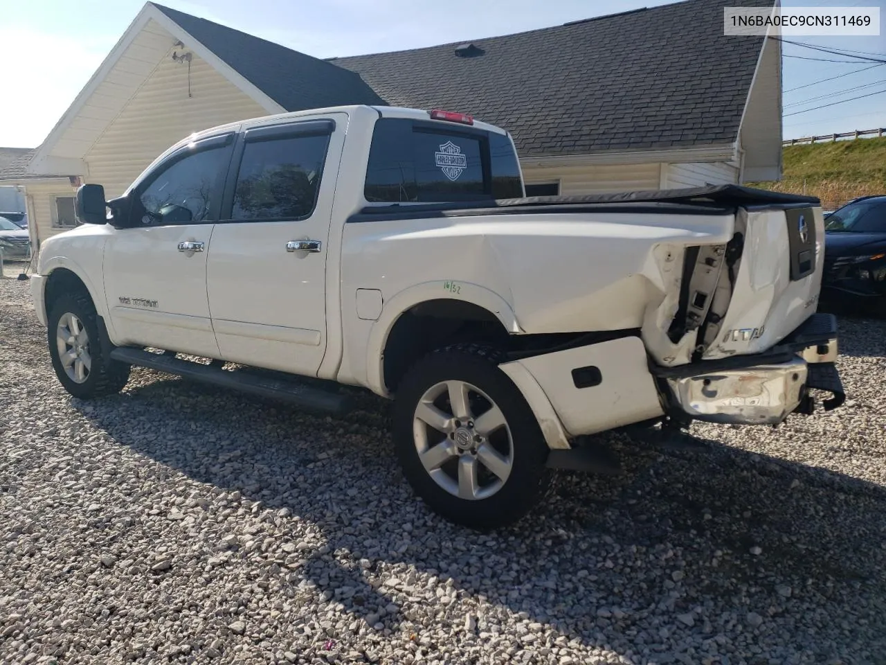 2012 Nissan Titan S VIN: 1N6BA0EC9CN311469 Lot: 77332964