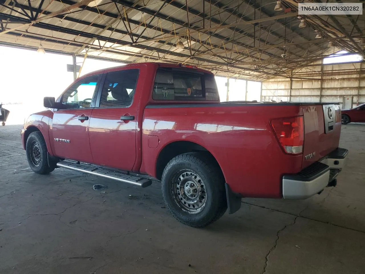 2012 Nissan Titan S VIN: 1N6AA0EK1CN320282 Lot: 77890944