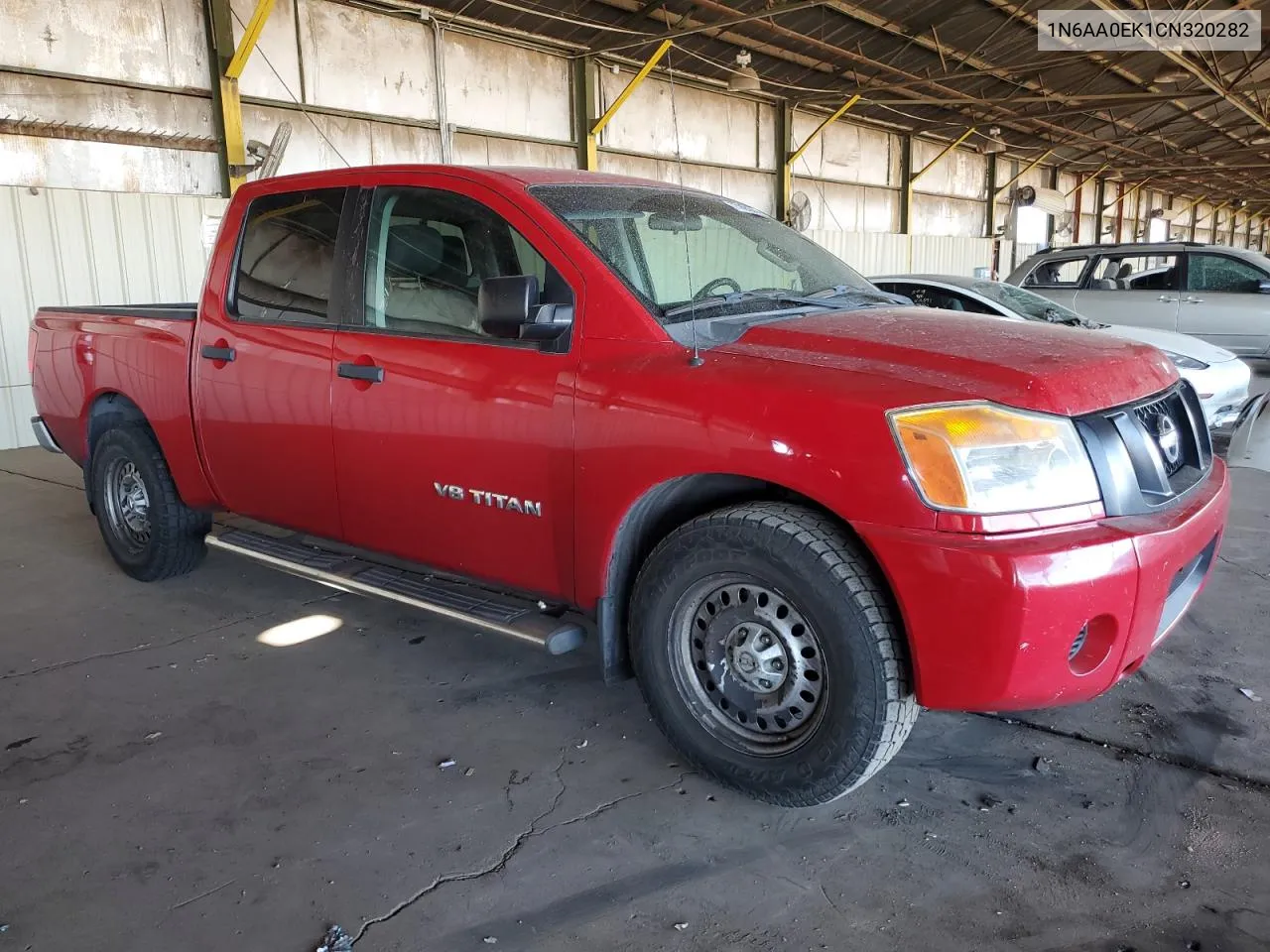 2012 Nissan Titan S VIN: 1N6AA0EK1CN320282 Lot: 77890944