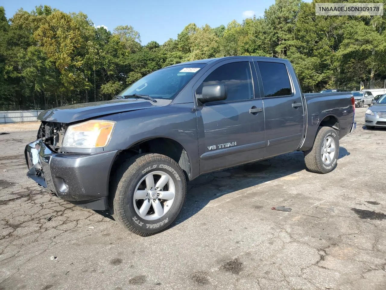 2013 Nissan Titan S VIN: 1N6AA0EJ5DN309178 Lot: 72316034