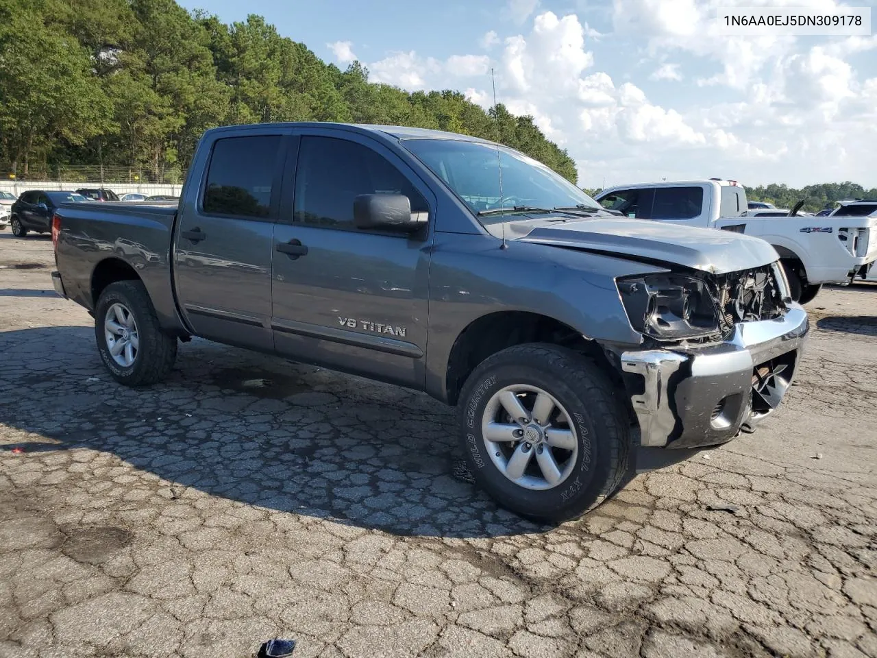 2013 Nissan Titan S VIN: 1N6AA0EJ5DN309178 Lot: 72316034