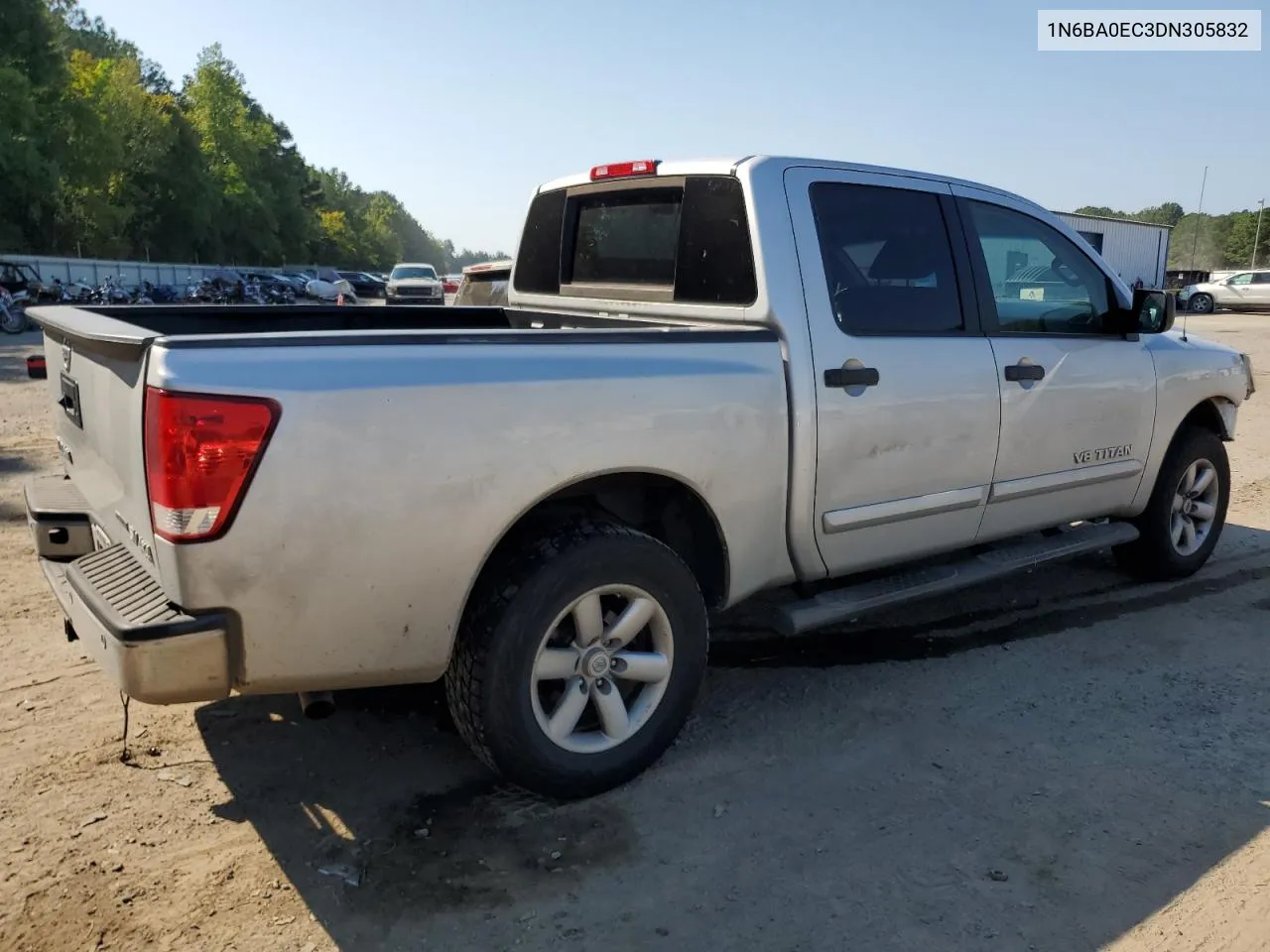 2013 Nissan Titan S VIN: 1N6BA0EC3DN305832 Lot: 72400294