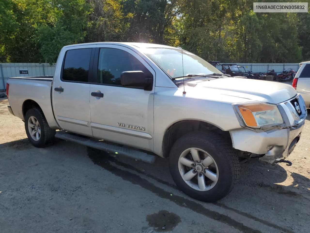 2013 Nissan Titan S VIN: 1N6BA0EC3DN305832 Lot: 72400294