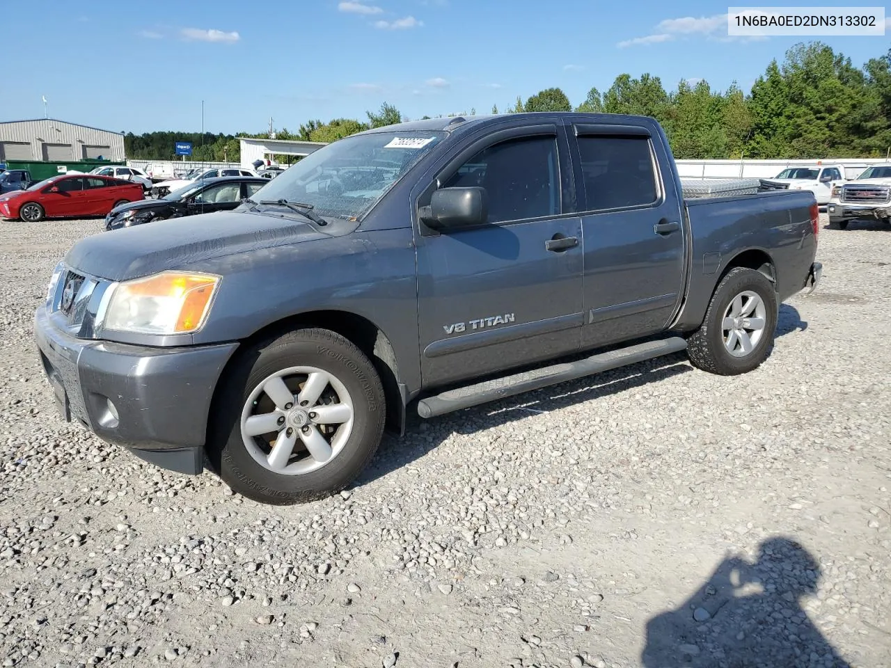 2013 Nissan Titan S VIN: 1N6BA0ED2DN313302 Lot: 73632674