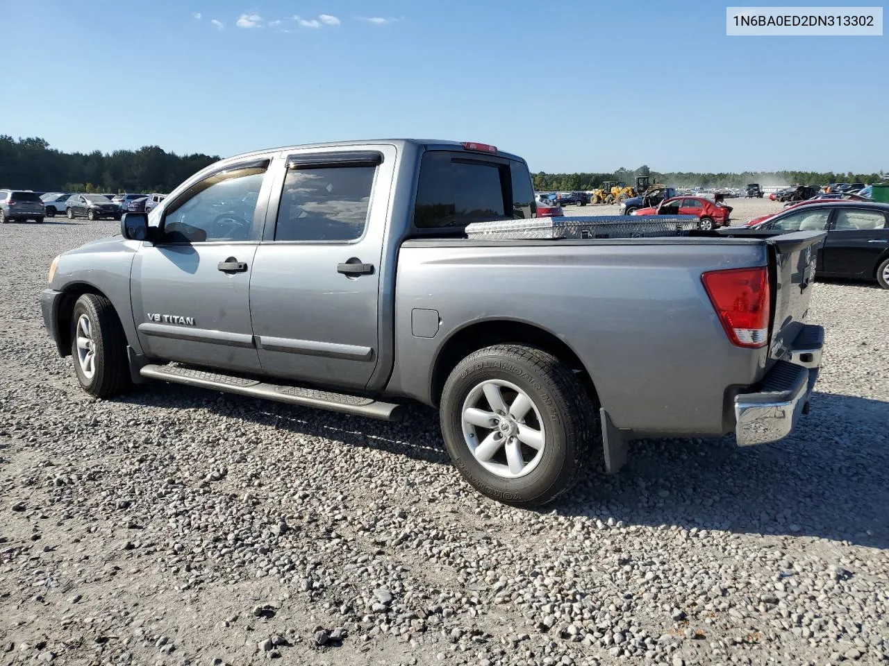 2013 Nissan Titan S VIN: 1N6BA0ED2DN313302 Lot: 73632674