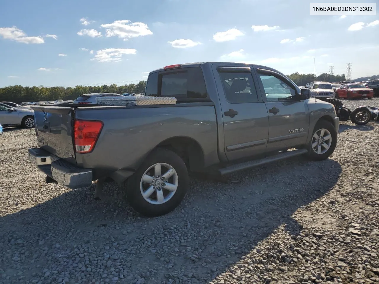 2013 Nissan Titan S VIN: 1N6BA0ED2DN313302 Lot: 73632674