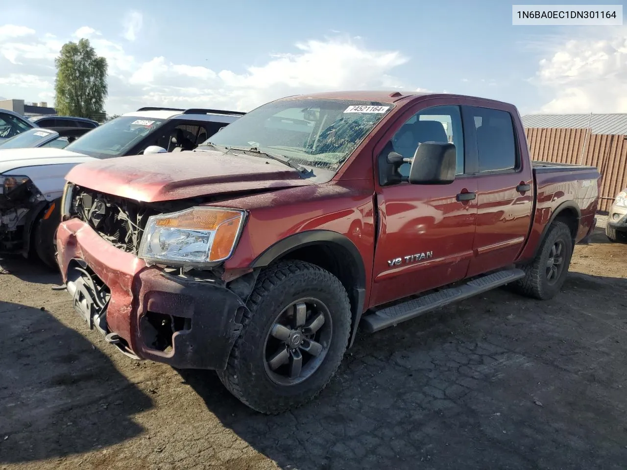 2013 Nissan Titan S VIN: 1N6BA0EC1DN301164 Lot: 74521164