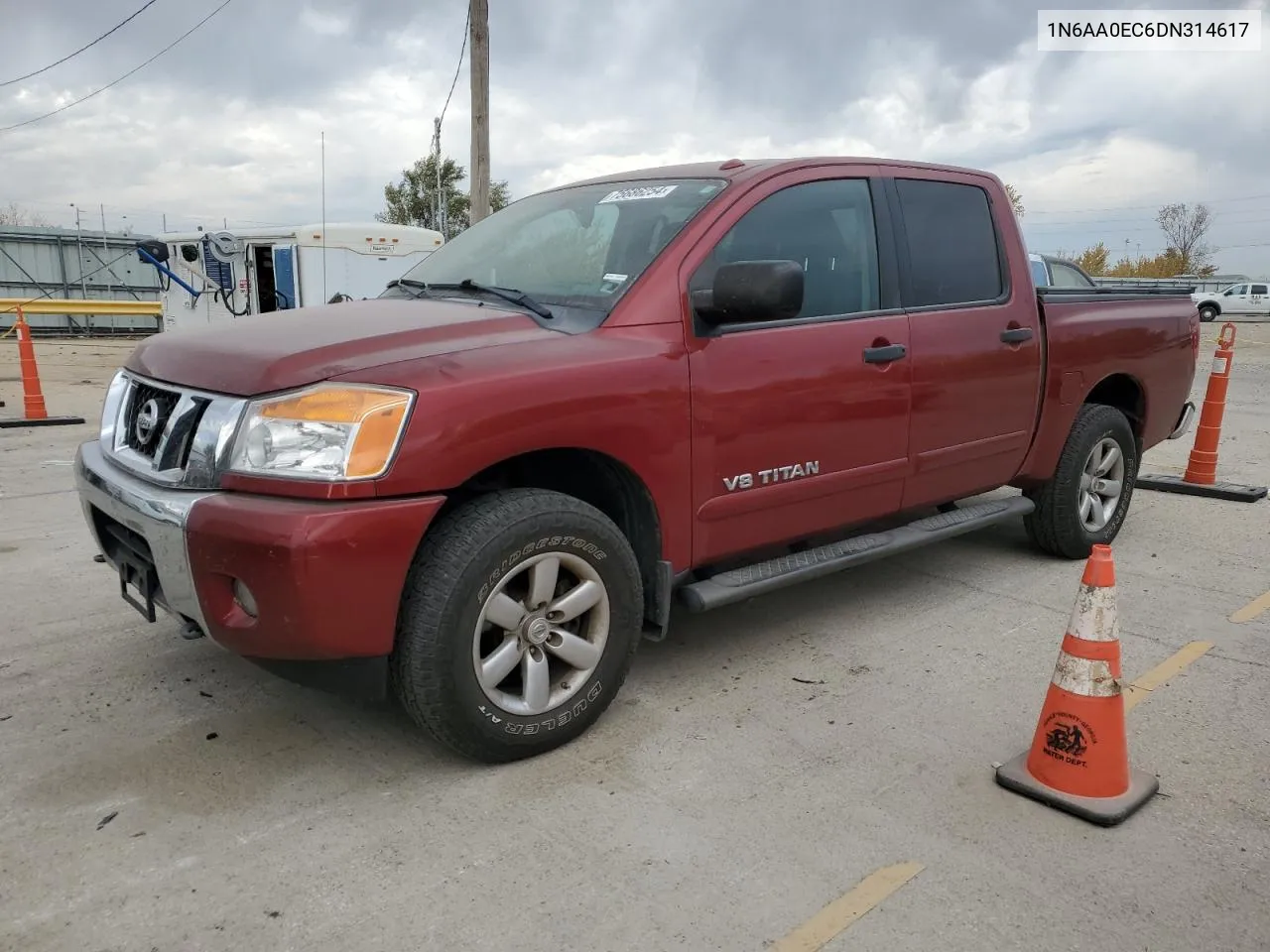 2013 Nissan Titan S VIN: 1N6AA0EC6DN314617 Lot: 75686254