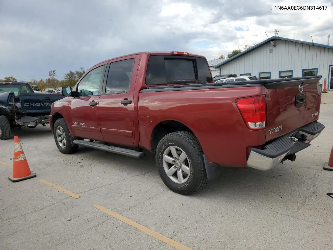 2013 Nissan Titan S VIN: 1N6AA0EC6DN314617 Lot: 75686254