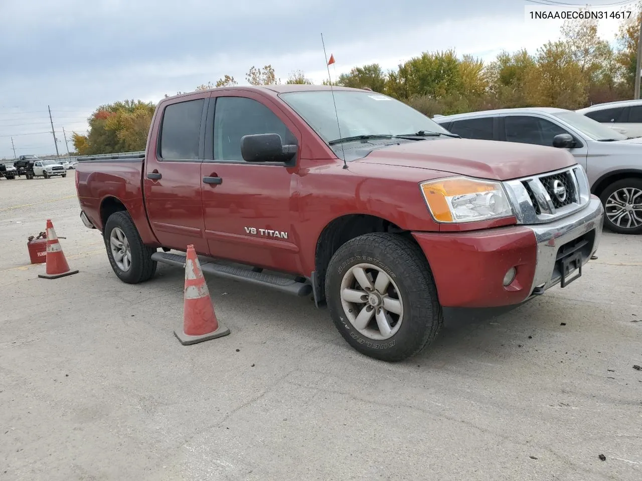 2013 Nissan Titan S VIN: 1N6AA0EC6DN314617 Lot: 75686254