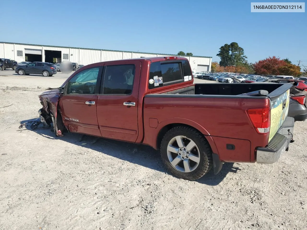 2013 Nissan Titan S VIN: 1N6BA0ED7DN312114 Lot: 77144014