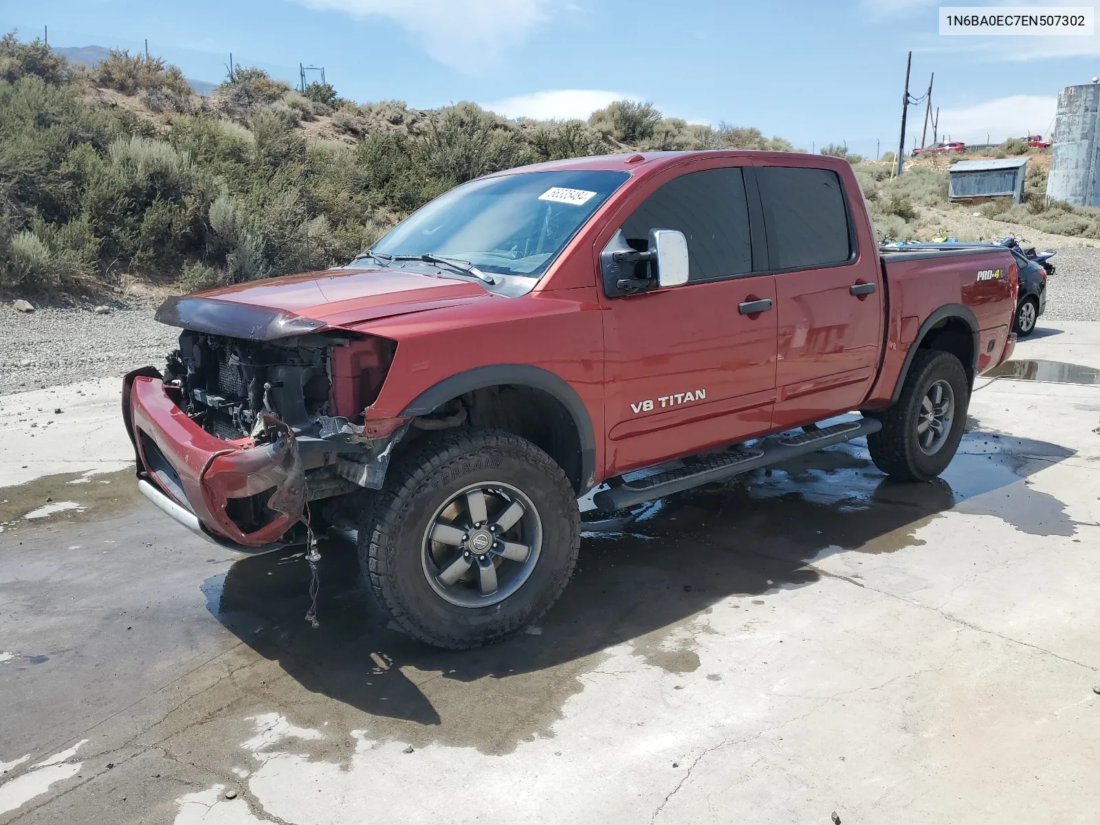 2014 Nissan Titan S VIN: 1N6BA0EC7EN507302 Lot: 66335484