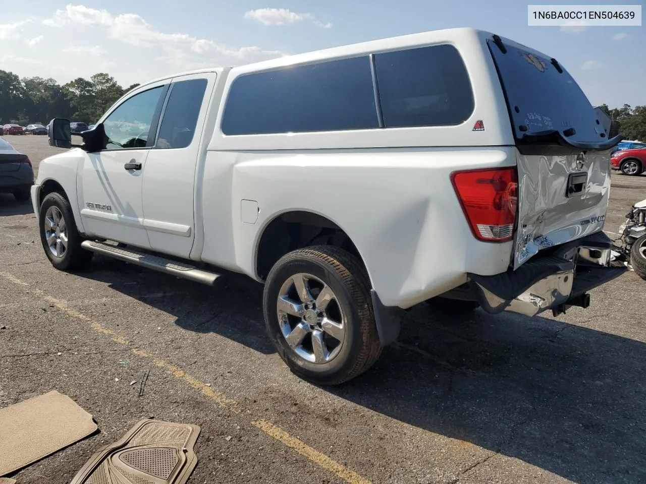 1N6BA0CC1EN504639 2014 Nissan Titan S