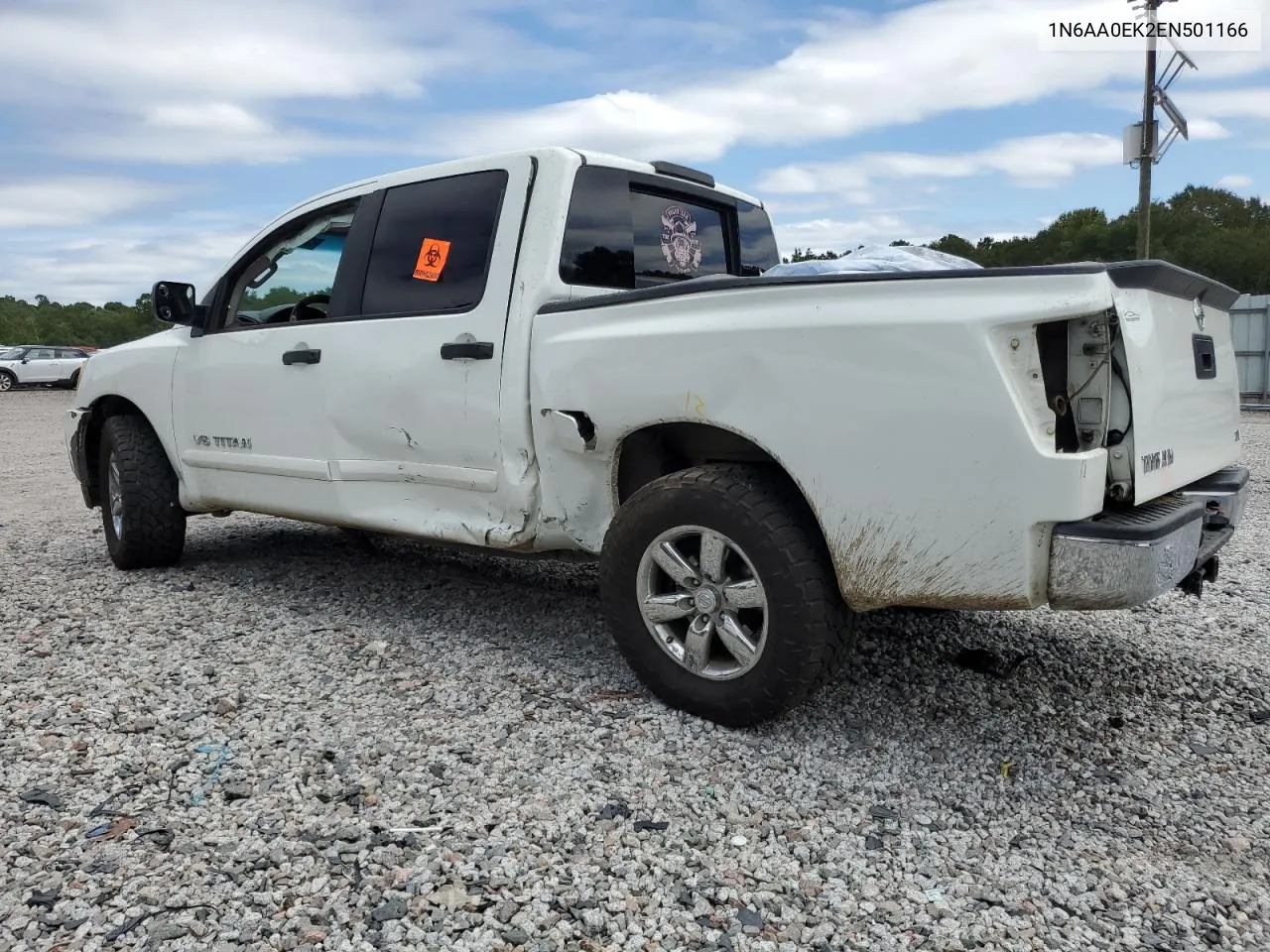 2014 Nissan Titan S VIN: 1N6AA0EK2EN501166 Lot: 70036984