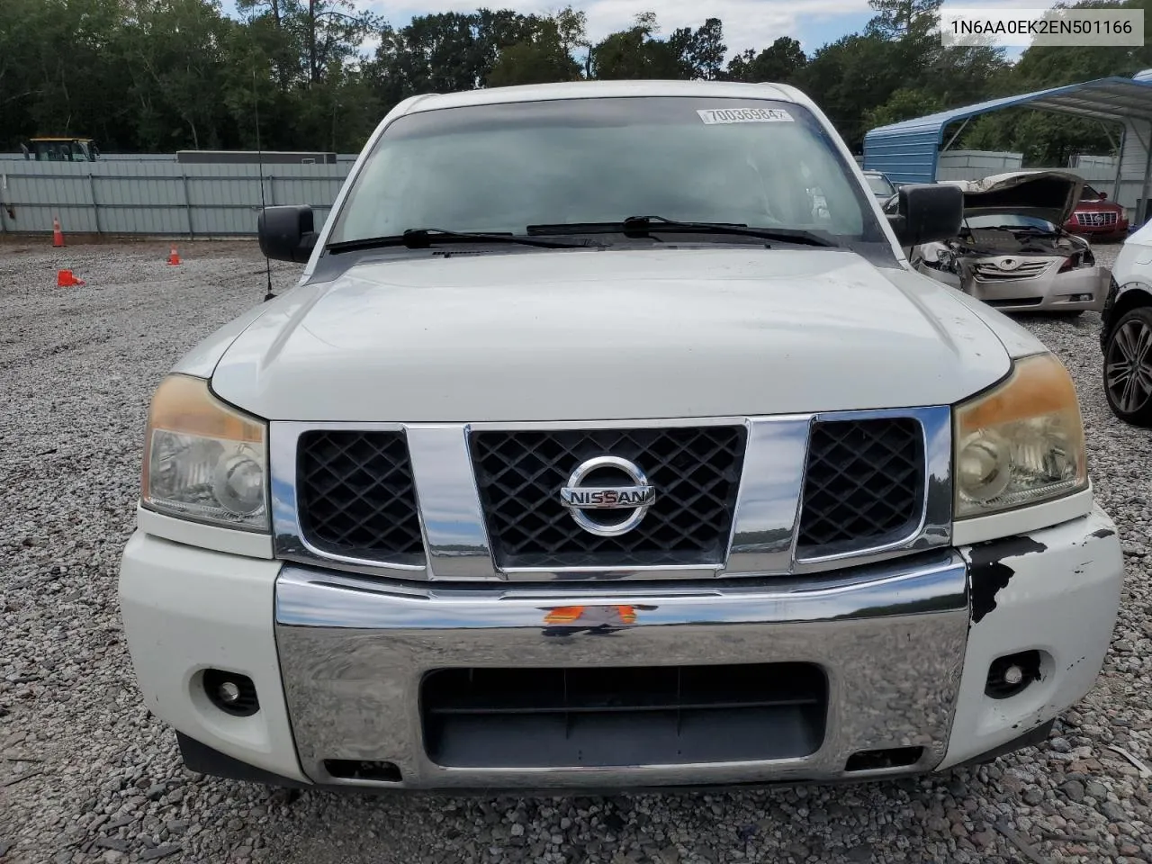 2014 Nissan Titan S VIN: 1N6AA0EK2EN501166 Lot: 70036984