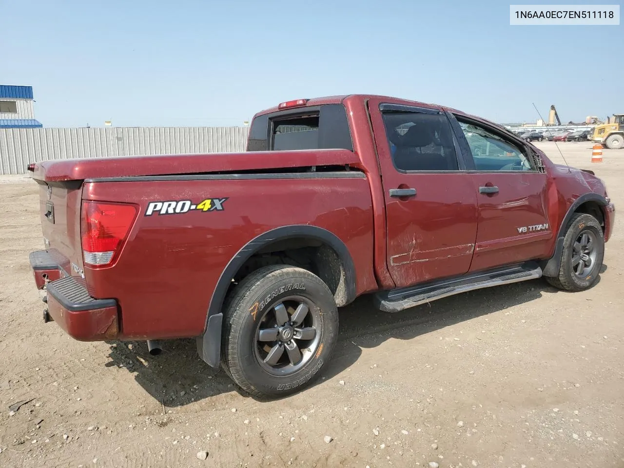 2014 Nissan Titan S VIN: 1N6AA0EC7EN511118 Lot: 70040964