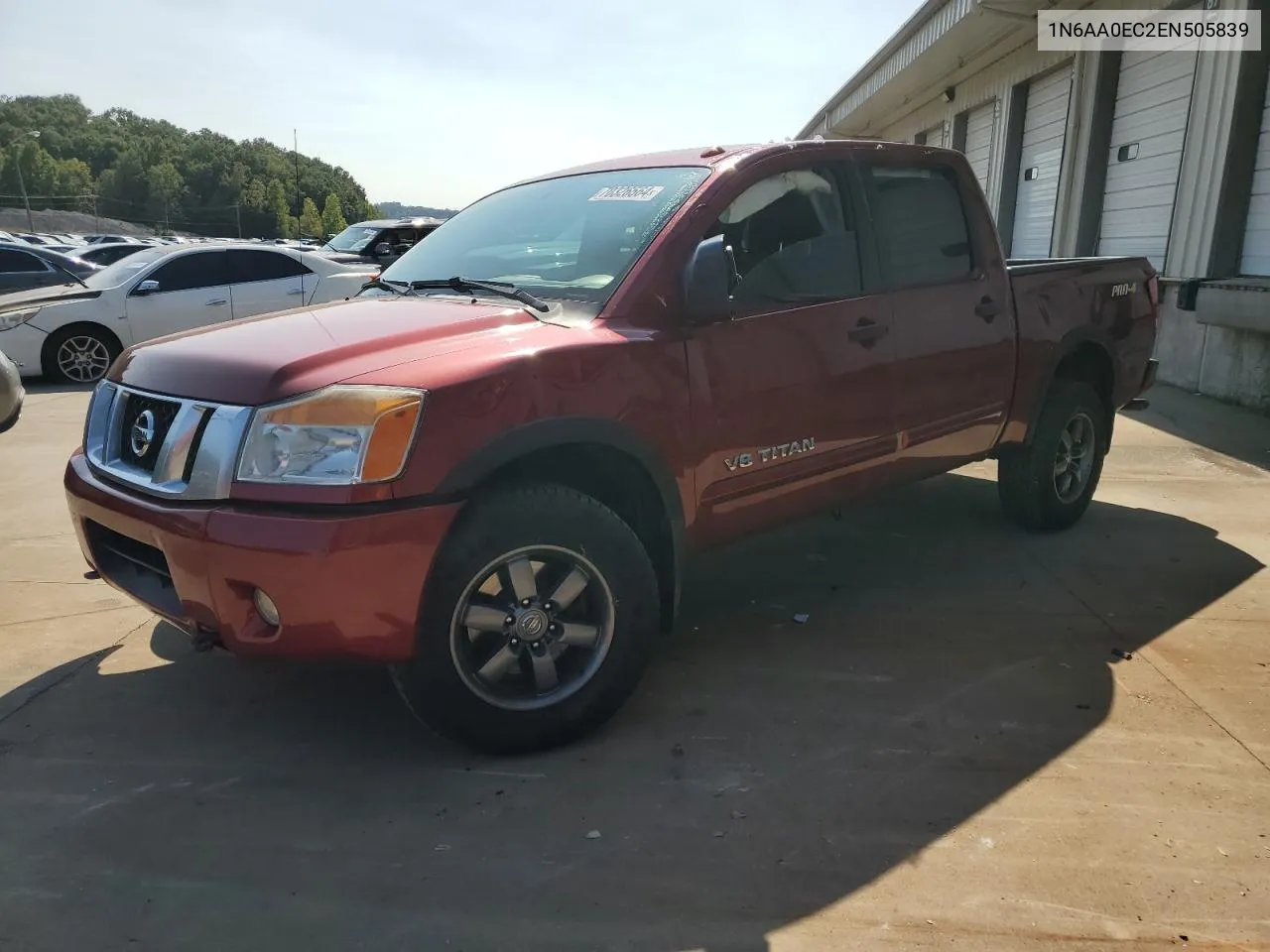 2014 Nissan Titan S VIN: 1N6AA0EC2EN505839 Lot: 70326564