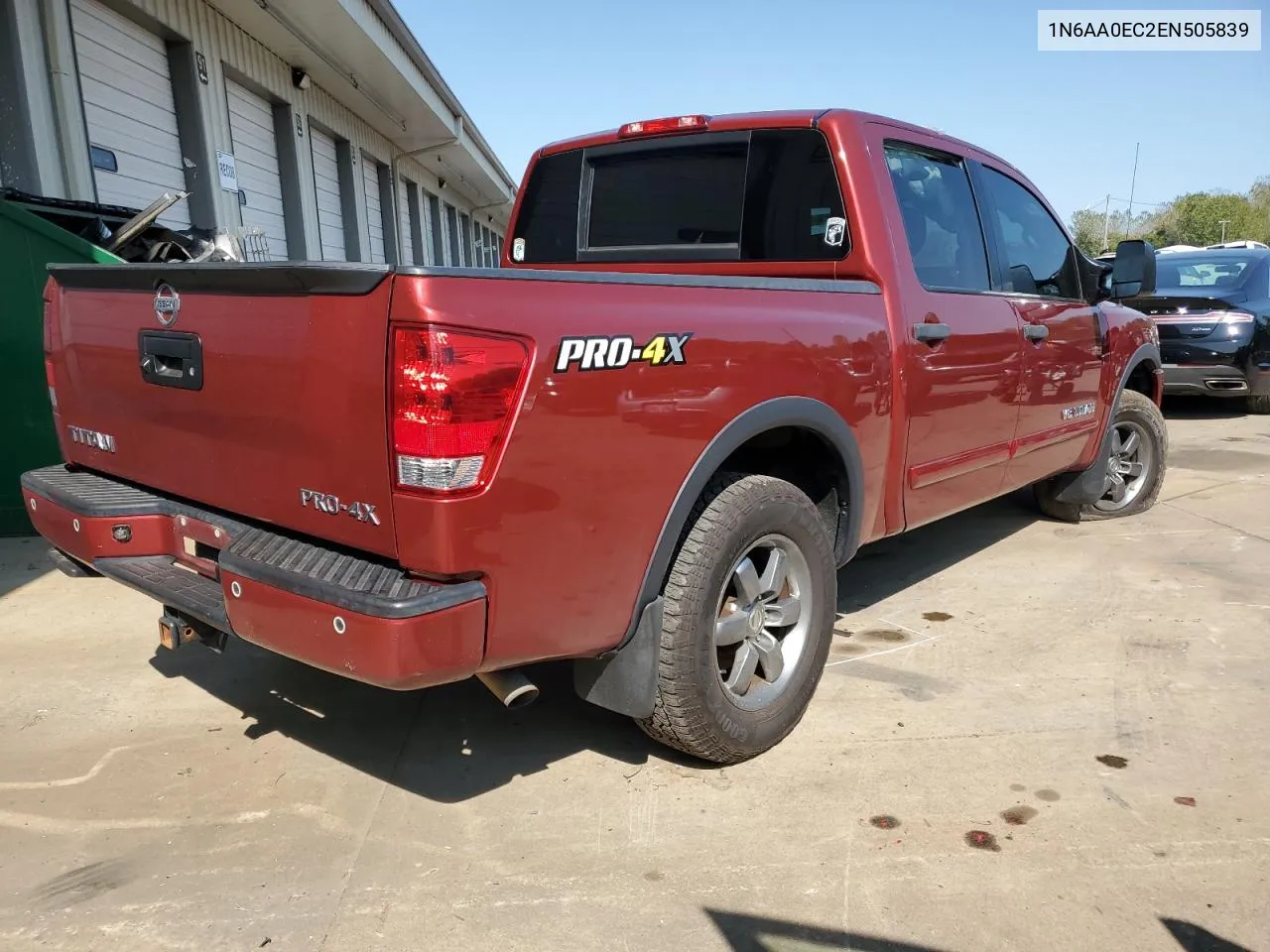 2014 Nissan Titan S VIN: 1N6AA0EC2EN505839 Lot: 70326564