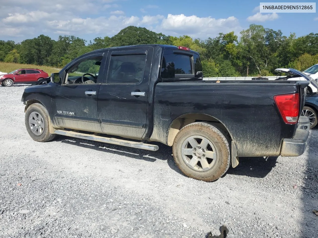 2014 Nissan Titan S VIN: 1N6BA0ED9EN512865 Lot: 71414124